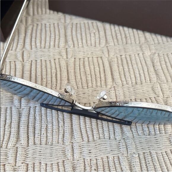 VONTÉLLE Cerulean Blue Celofis Silver Metal Sunglasses main image 8